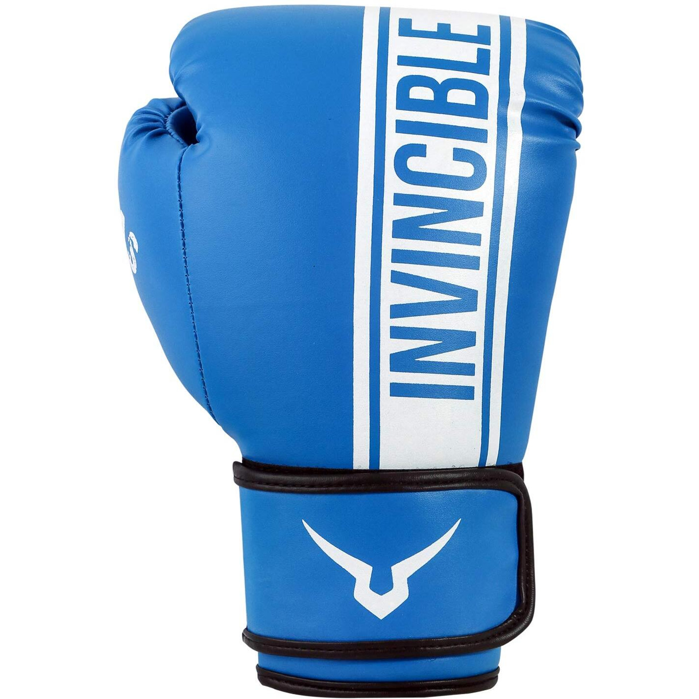 Invincible Tejas Fitness Training Synthetic Leather Boxing Gloves for Men & Women (Blue-White, 10 OZ)