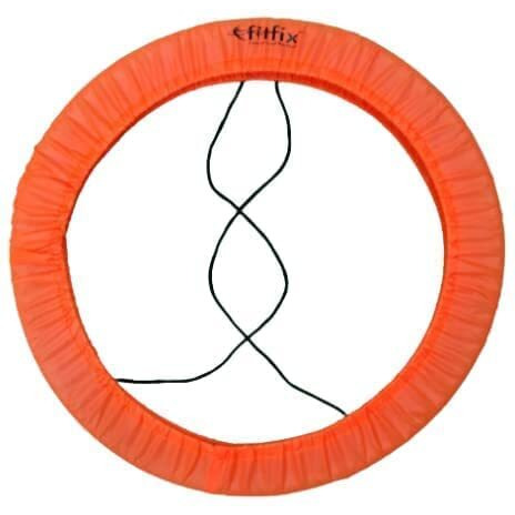 Fitfix Fusion Welded Helix Sports Hula Hoop for Boys, Girls, Kids, Children - Sniper Double Colour - 24 Inches Diameter, Pack of 2 ps - Includes Carry Bag
