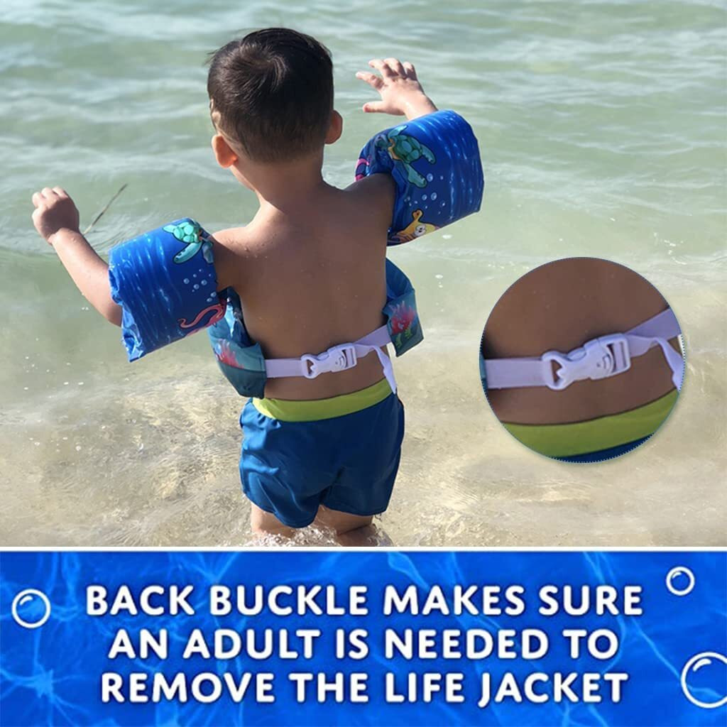 RATAVA Inflatable Arm Floaties for Kids Toddlers, Swimiming Floater Sleeves Arm Bands Floaties Water Wings Water Sports Learning Swim Training Aids (Multi design, Multicolor)