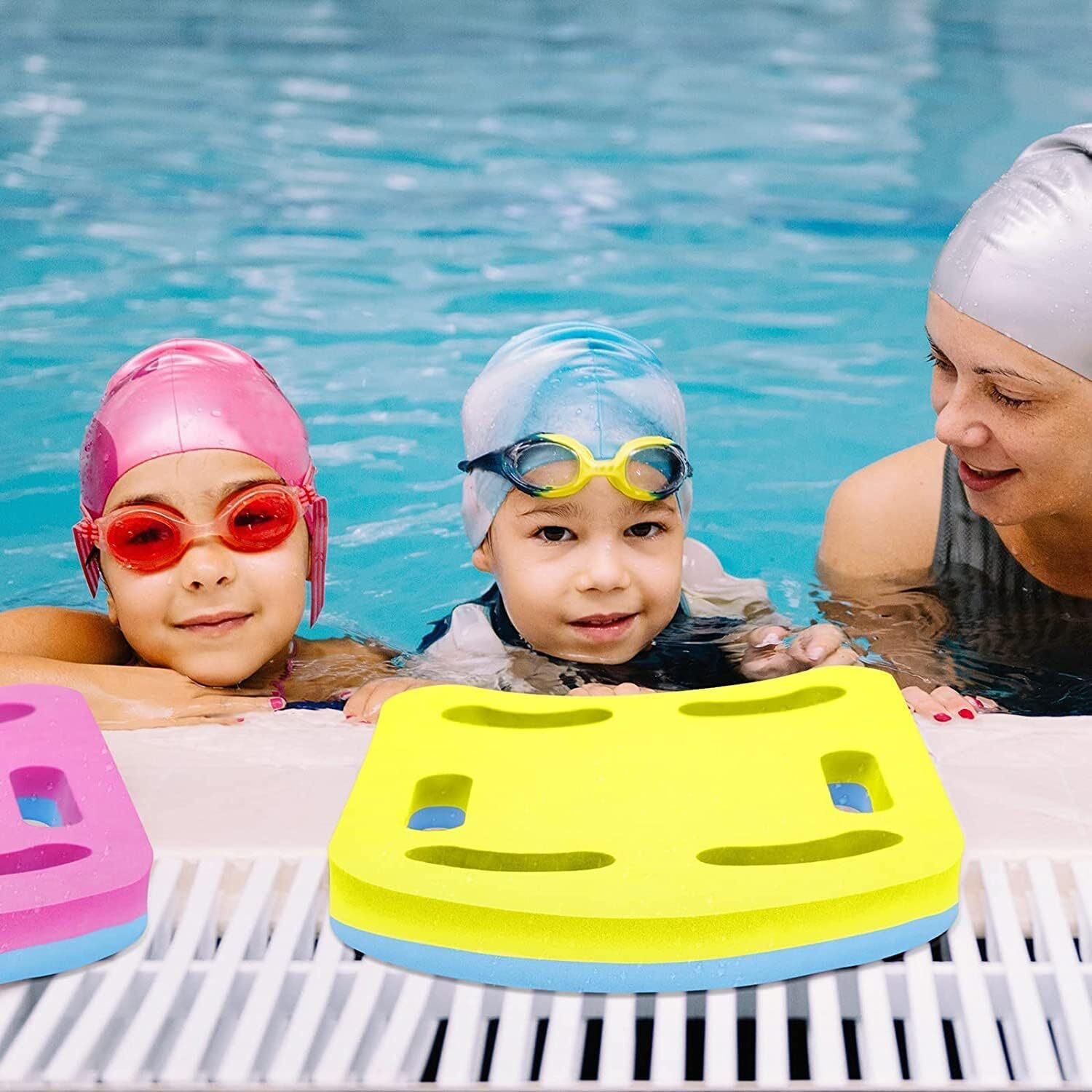 KNYUC MART Swimming Kick Board for Floating in Pool for Kids, Swimming Training for Kids Beginners and Advanced Swimmers, Float Board for Kids Swim Buoy