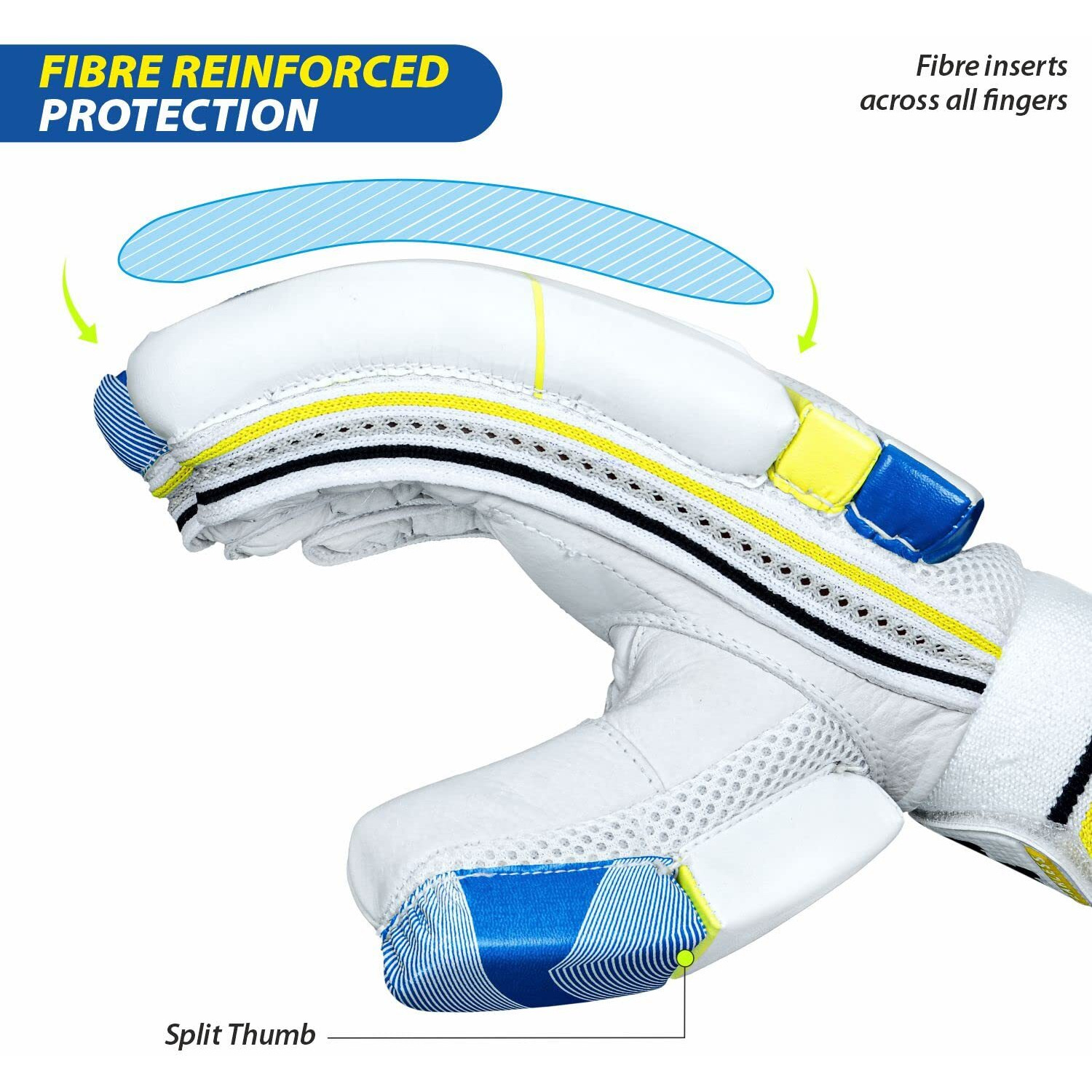 DSC Motion Cricket Batting Gloves, Size - Mens, Right Hand
