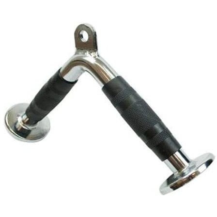 M ART Triceps Rope Handle | Triceps Straight LAT Bar | Triceps V Shaped Handle Bar | Rowing Handle | Safety Hooks | Combo Pack With Grip.