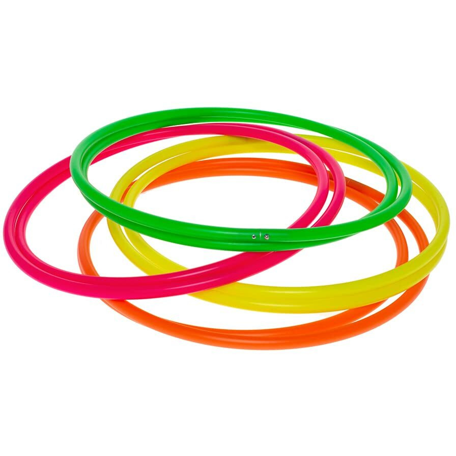 FitFix 74 cm Collapsible Traveller Hula Hoop - Portable Fitness Fun On-The-Go - Lightweight, Durable, and Versatile Exercise Hoop for Adults and Kids - Includes Carry Bag - Ideal for Exercise, Yoga, and Flow Arts - Perfect for Travel and Outdoor Workouts (Pack Of 1 Pcs)