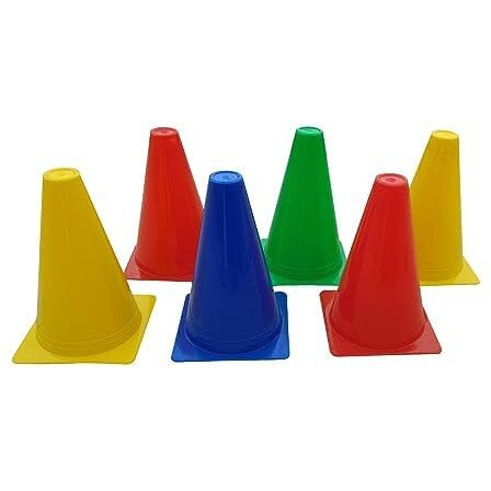 Elevate Your Training Events with FITFIX Sports 9 Inch Cone Marker pack of 48 Pcs Set Unleash Versatility and Durability for Every Activity - The Ultimate Solution comes in pack of 6- 12-18- 24- 30- 36- 42- 48 ps