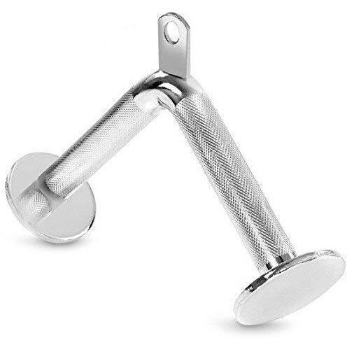 M ART Triceps Rope Handle | Triceps Straight LAT Bar | Triceps V Shaped Handle Bar | Rowing Handle | Safety Hooks | Combo Pack.