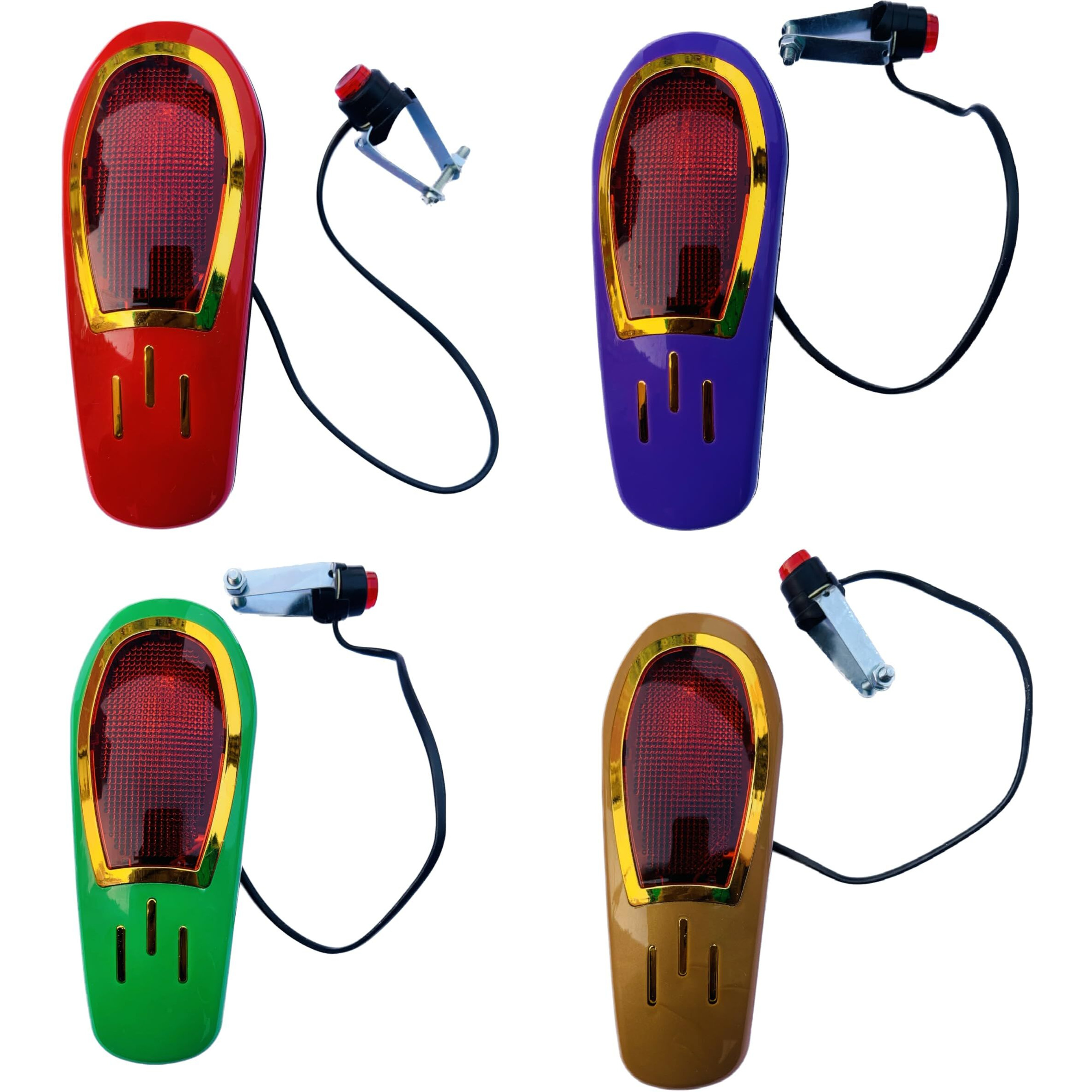 Wavva SB-020 and XC 200B Cycle Horn Bicycle Bell Loud Sound On Handlebar Universal Size. Only Quality Material (Multicolor) (XC 200 B)