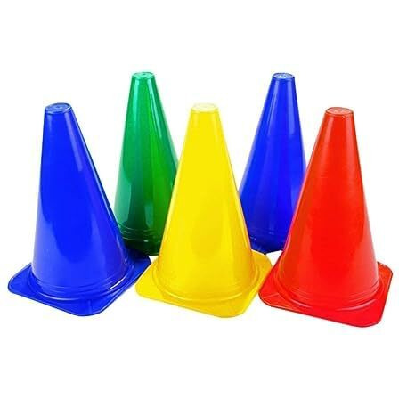 Elevate Your Training Events with FITFIX Sports 9 Inch Cone Marker pack of 18 Pcs Set Unleash Versatility and Durability for Every Activity - The Ultimate Solution comes in pack of 6- 12-18- 24- 30- 36- 42- 48 ps