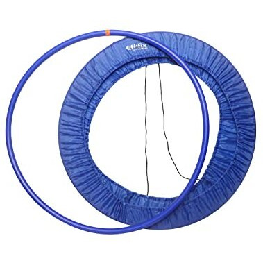 Fitfix Welded Hula Hoop Exercise Ring for Fitness | Hula Hoop for Boys,Girls, Kids and Adults (Multi Color) (24 inch Diameter, Pack of 1 Pcs)- Includes Carry Bag for Easy Portability