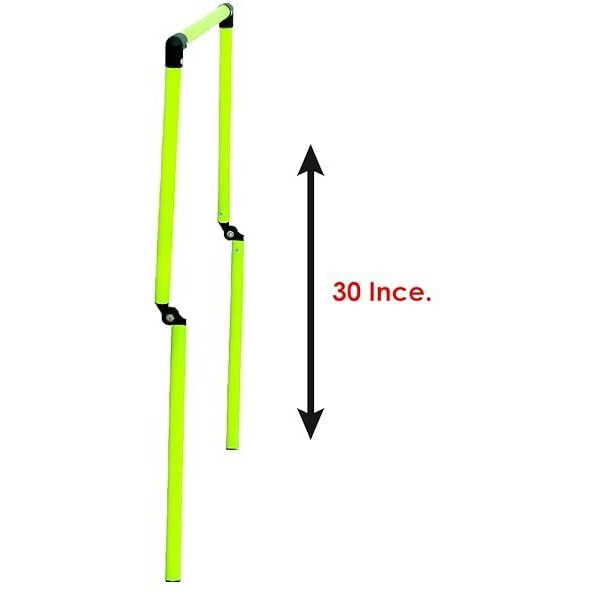 Fitfix Adjustable Hurdles for Field Training and Speed Coordination for Kids Occupational Therapy (Adjustable 15.0 Inches, Qty 5 Pcs) Hurdles Adjustable for Field Training and Speed Coordination