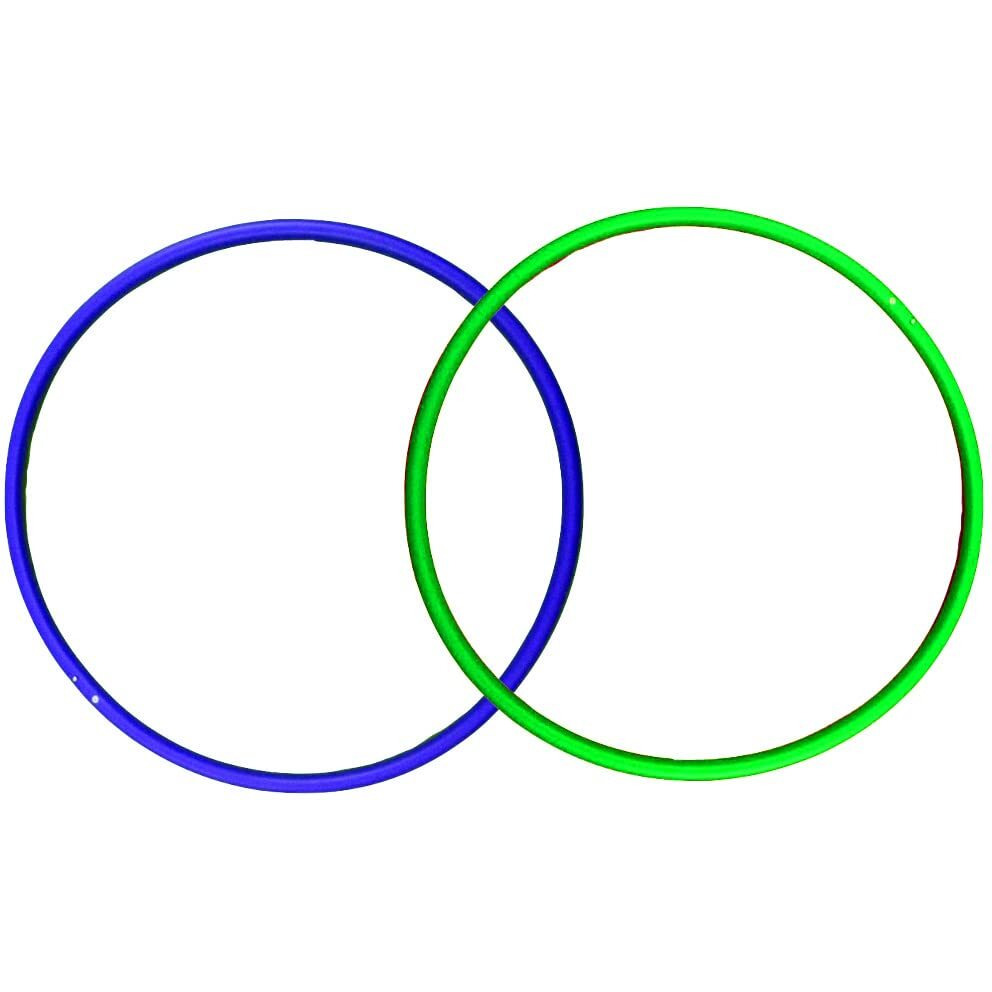 Fitfix Hula Hoop Exercise Ring for Fitness | Hula Hoop for Boys,Girls, Kids and Adults (Multi Color) (20 Inch Diameter, Pack of 2 Pcs) in snap Button
