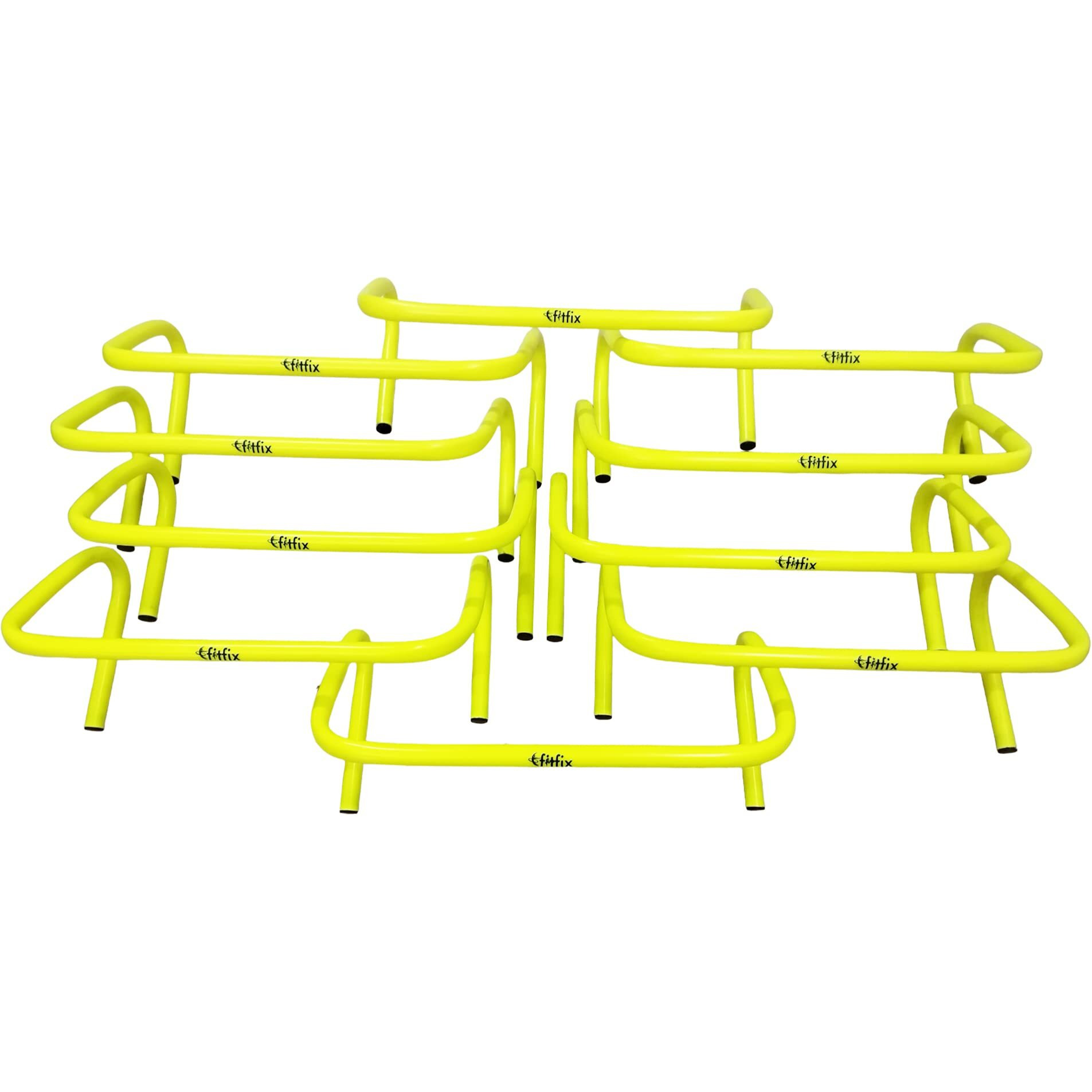 Fitfix Training Hurdles for Field Training and Speed Coordination  Hurdles for Kids Occupational Therapy 6,9,12 Inch Agility Hurdles (9.0 Inches, Pack of 10 Pcs)