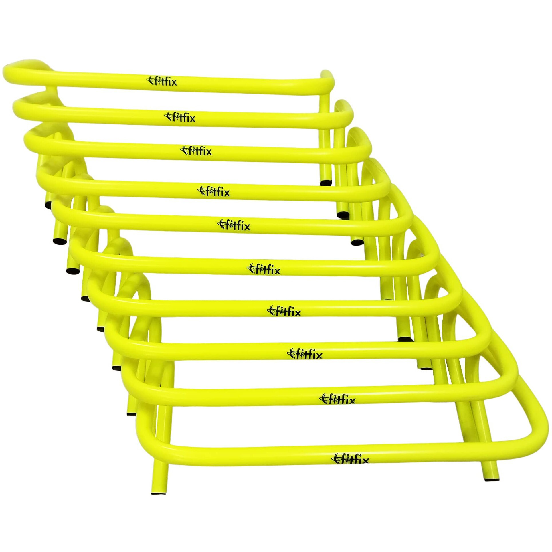 Fitfix Training Hurdles for Field Training and Speed Coordination  Hurdles for Kids Occupational Therapy 6,9,12 Inch Agility Hurdles (9.0 Inches, Pack of 10 Pcs)