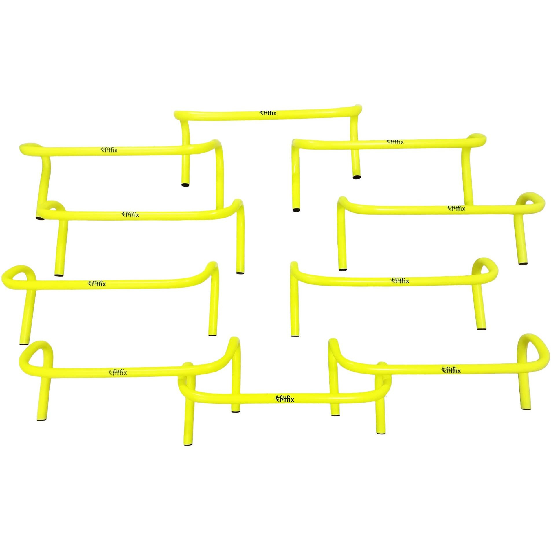 Fitfix Training Hurdles for Field Training and Speed Coordination  Hurdles for Kids Occupational Therapy 6,9,12 Inch Agility Hurdles (6.0 Inches, Qty 10 Pcs)