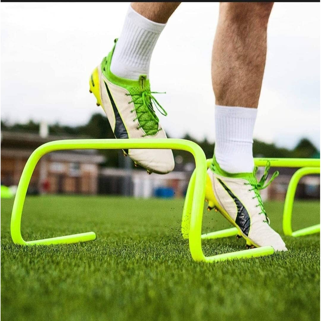Fitfix Training Hurdles for Field Training and Speed Coordination  Hurdles for Kids Occupational Therapy Available in 6,9,12 Inch Agility Hurdles (12.0 Inches, Pack of 5 Pcs)