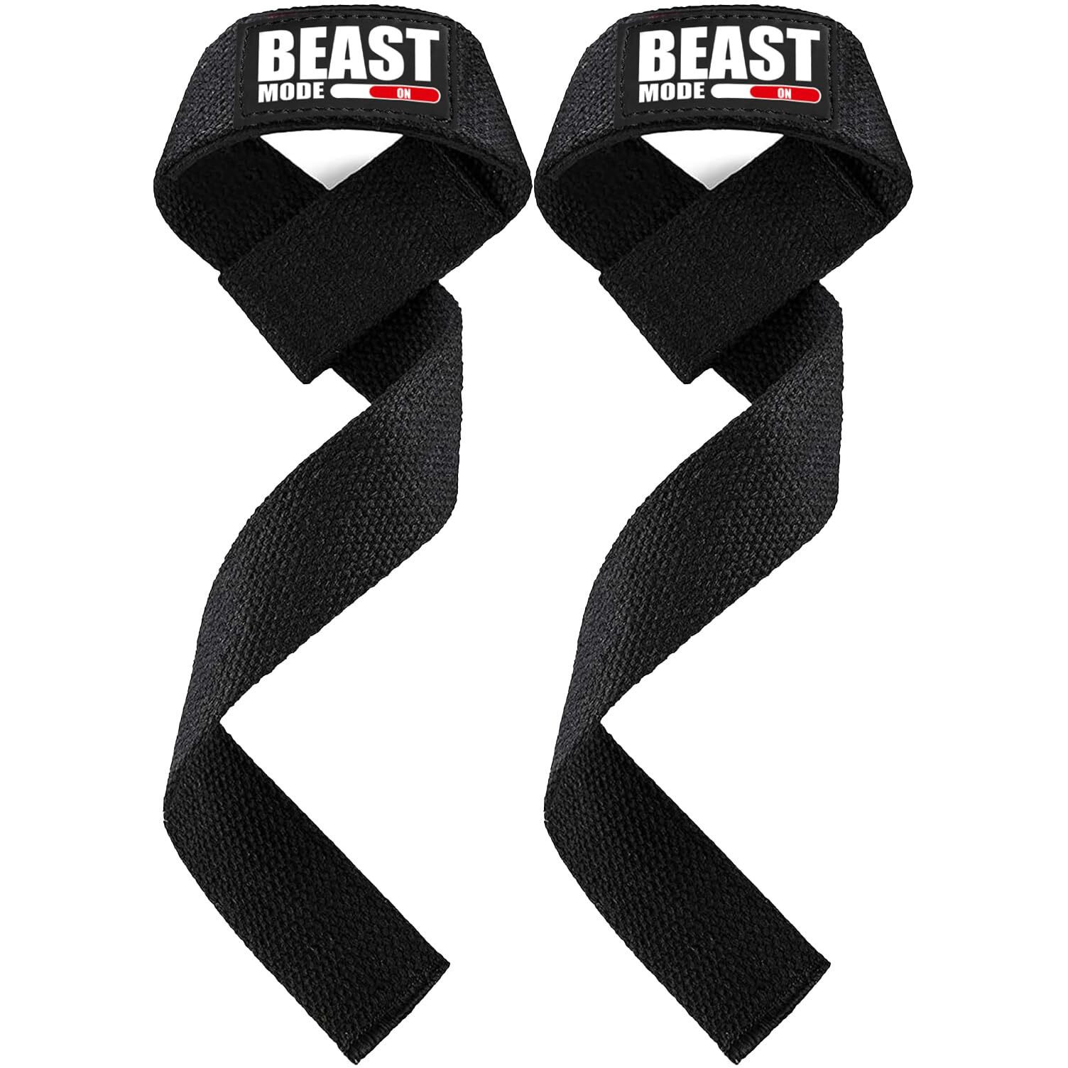 STEIGEN FITNESS Beast Mode Exercise Wrist Bands (Competition Grade) 22  Wrist Supporter for Gym, Gym Gloves, Wrist Band for Men Gym, Hand Grip (Beast Strap)