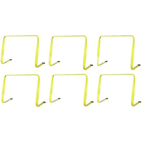 Fitfix Training Flat Hurdles for Field Training and Speed Coordination Hurdles for Kids Occupational Therapy 12 Inch Agility Hurdles (12.0 Inches, Qty 3 Pcs)