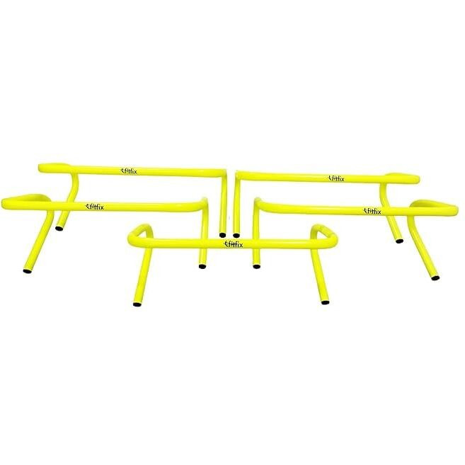 Fitfix Training Hurdles for Field Training and Speed Coordination  Hurdles for Kids Occupational Therapy 6,9,12 Inch Agility Hurdles (9.0 Inches, Pack of 5 Pcs)