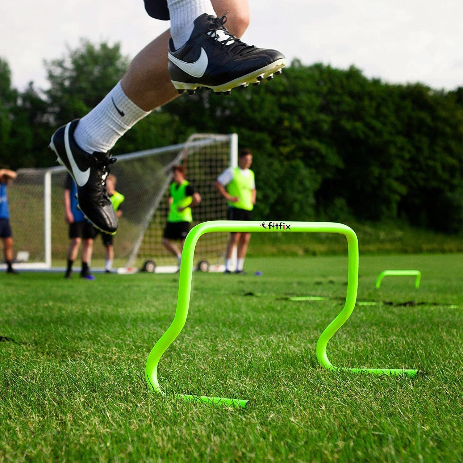 Fitfix Training Hurdles for Field Training and Speed Coordination  Hurdles for Kids Occupational Therapy 6,9,12 Inch Agility Hurdles (12.0 Inches, Pack of 3 Pcs)