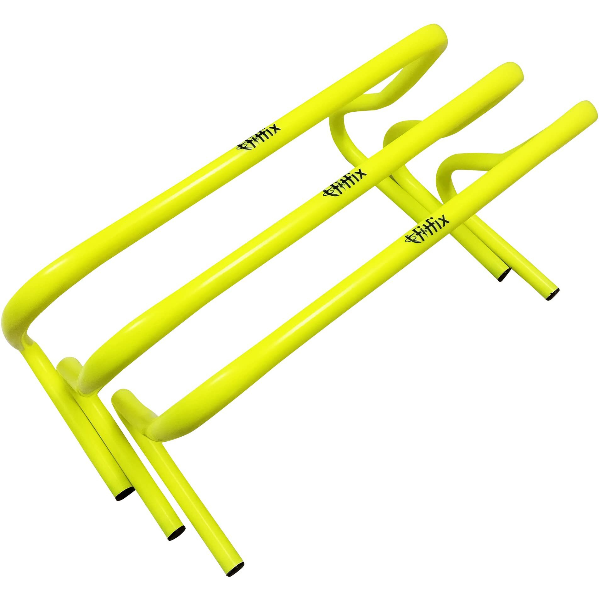 Fitfix Training Hurdles for Field Training and Speed Coordination  Hurdles for Kids Occupational Therapy 6,9,12 Inch Agility Hurdles (12.0 Inches, Pack of 3 Pcs)