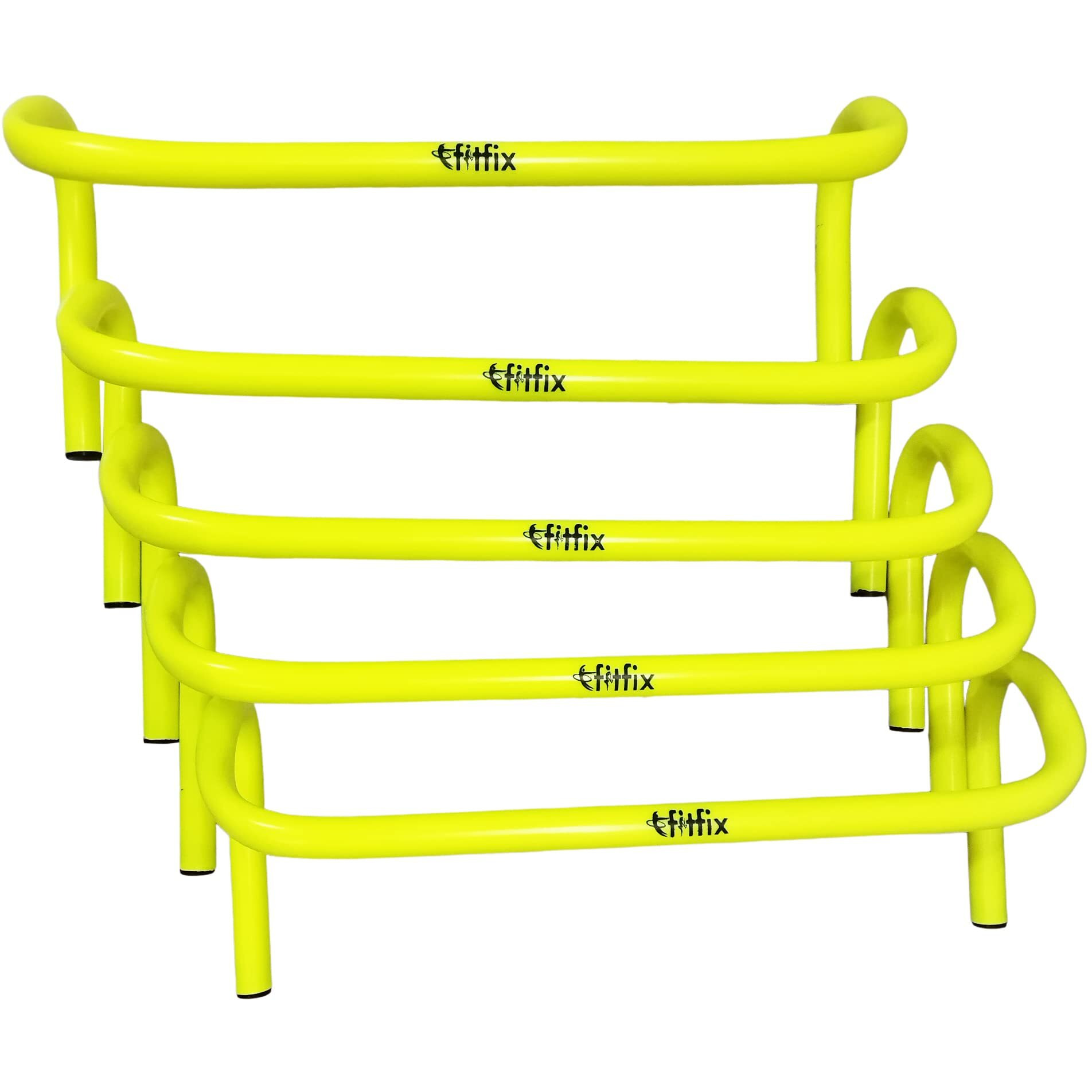 Fitfix Training Hurdles for Field Training and Speed Coordination  Hurdles for Kids Occupational Therapy 6,9,12 Inch Agility Hurdles Height 6 inch -Qty 5 ps