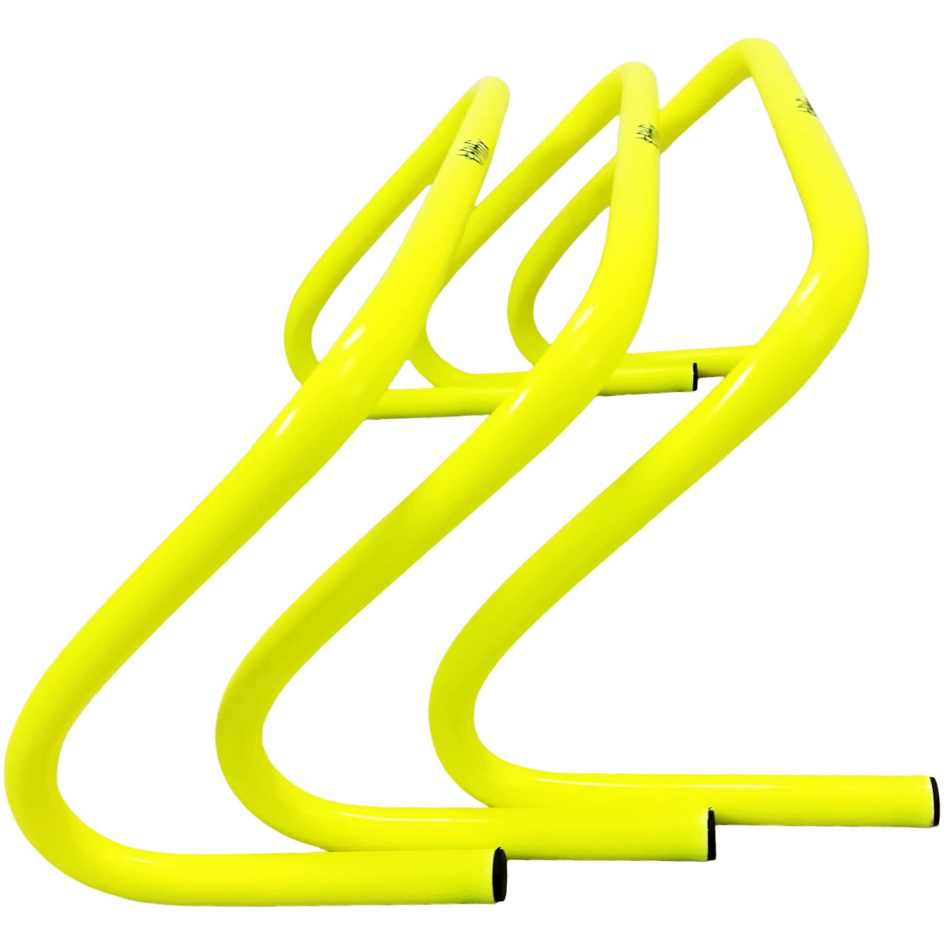 Fitfix Training Hurdles for Field Training and Speed Coordination  Hurdles for Kids Occupational Therapy 6,9,12 Inch Agility Hurdles (9.0 Inches, Pack of 3 Pcs)