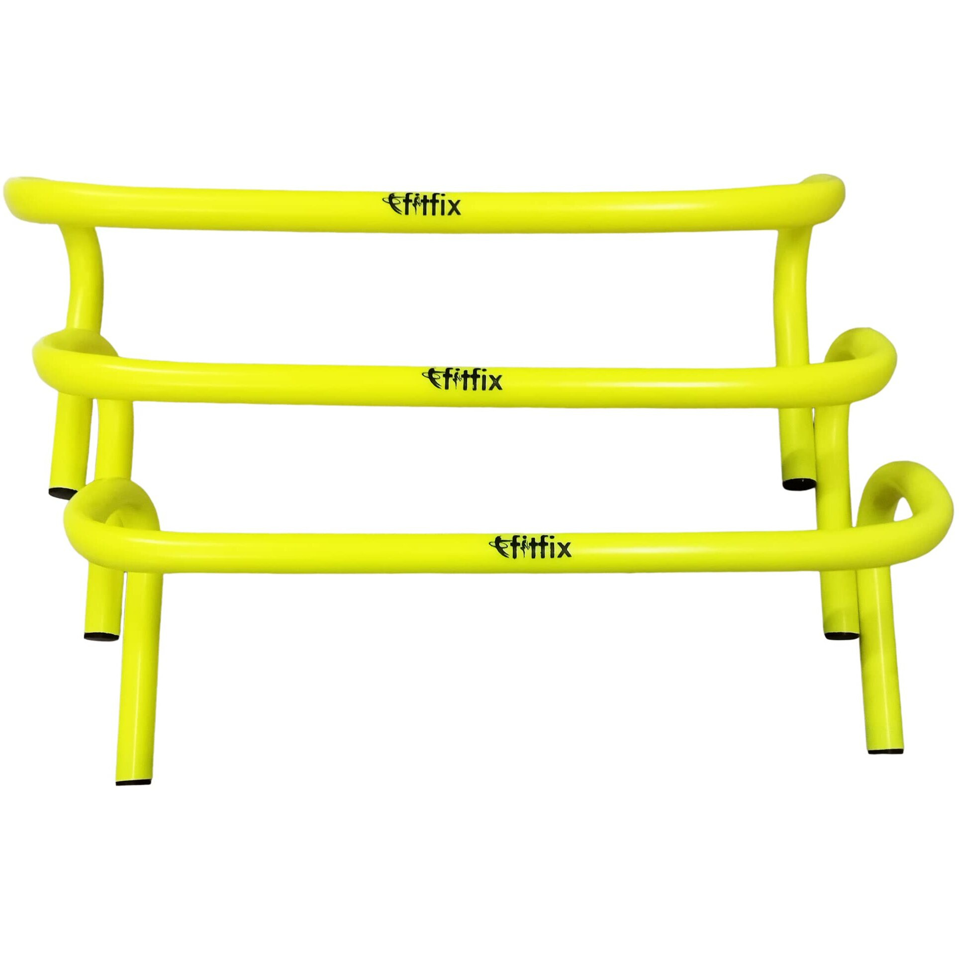 Fitfix Training Hurdles for Field Training and Speed Coordination  Hurdles for Kids Occupational Therapy 6,9,12 Inch Agility Hurdles (6.0 Inches, Qty 3 Pcs)