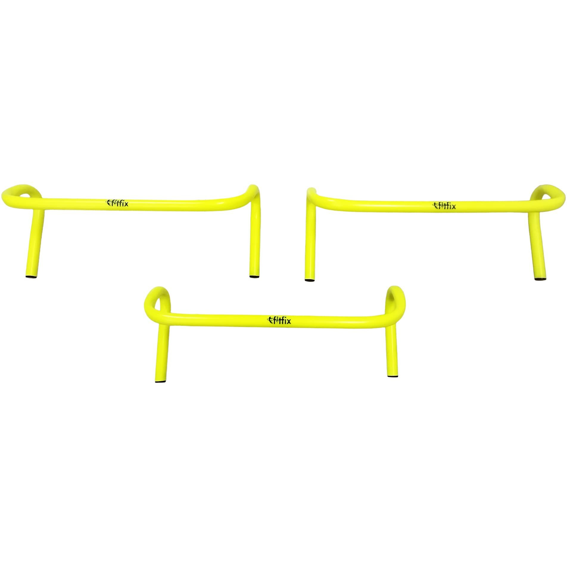 Fitfix Training Hurdles for Field Training and Speed Coordination  Hurdles for Kids Occupational Therapy 6,9,12 Inch Agility Hurdles (6.0 Inches, Qty 3 Pcs)