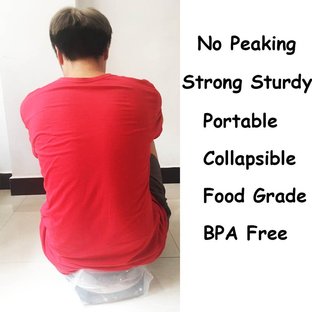 NEAR STOP Collapsible Emergency Water Jug Container Bag, Freezable, BPA Free Plastic Water Carrier Tank, Outdoor Folding Water Bag for Sport Camping Riding Mountaineer(5 Liters)