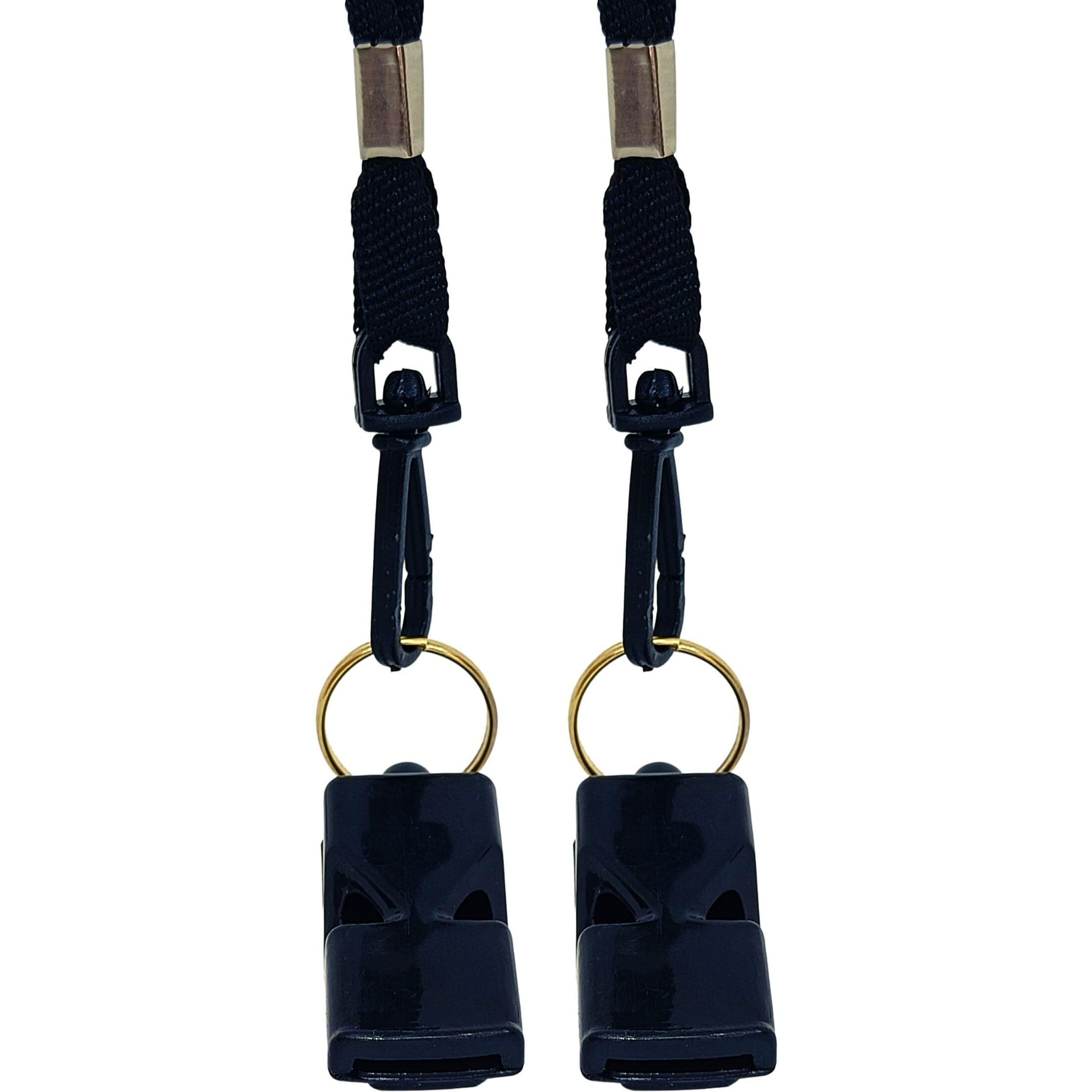 RightCare Cox 50 Sports and Training Pea Less Whistles- Used by Professionals (Pack of 2, Black)