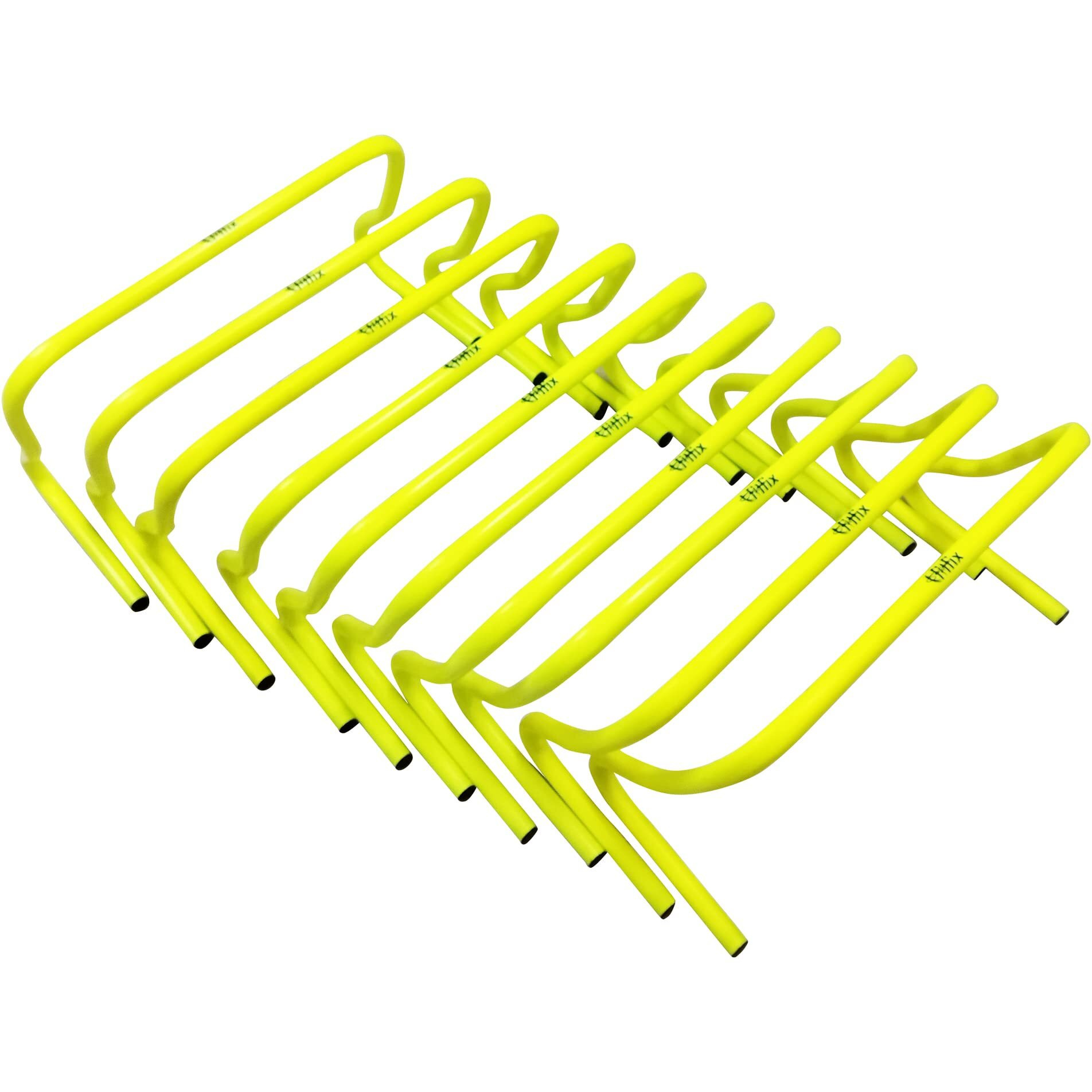Fitfix Training Hurdles for Field Training and Speed Coordination  Hurdles for Kids Occupational Therapy 6,9,12 Inch Agility Hurdles (12.0 Inches, Pack of 10 Pcs)