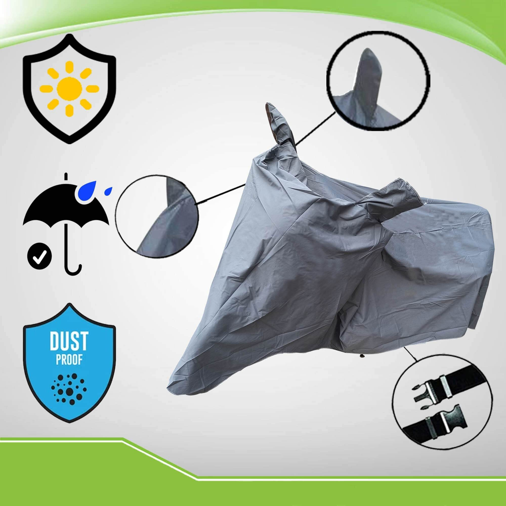 BABBLINGS Matter Electric Bike Bike Cover | Water Resistant Cover Sun, Snow, Dust & Scratch Protection | Washable Materia
