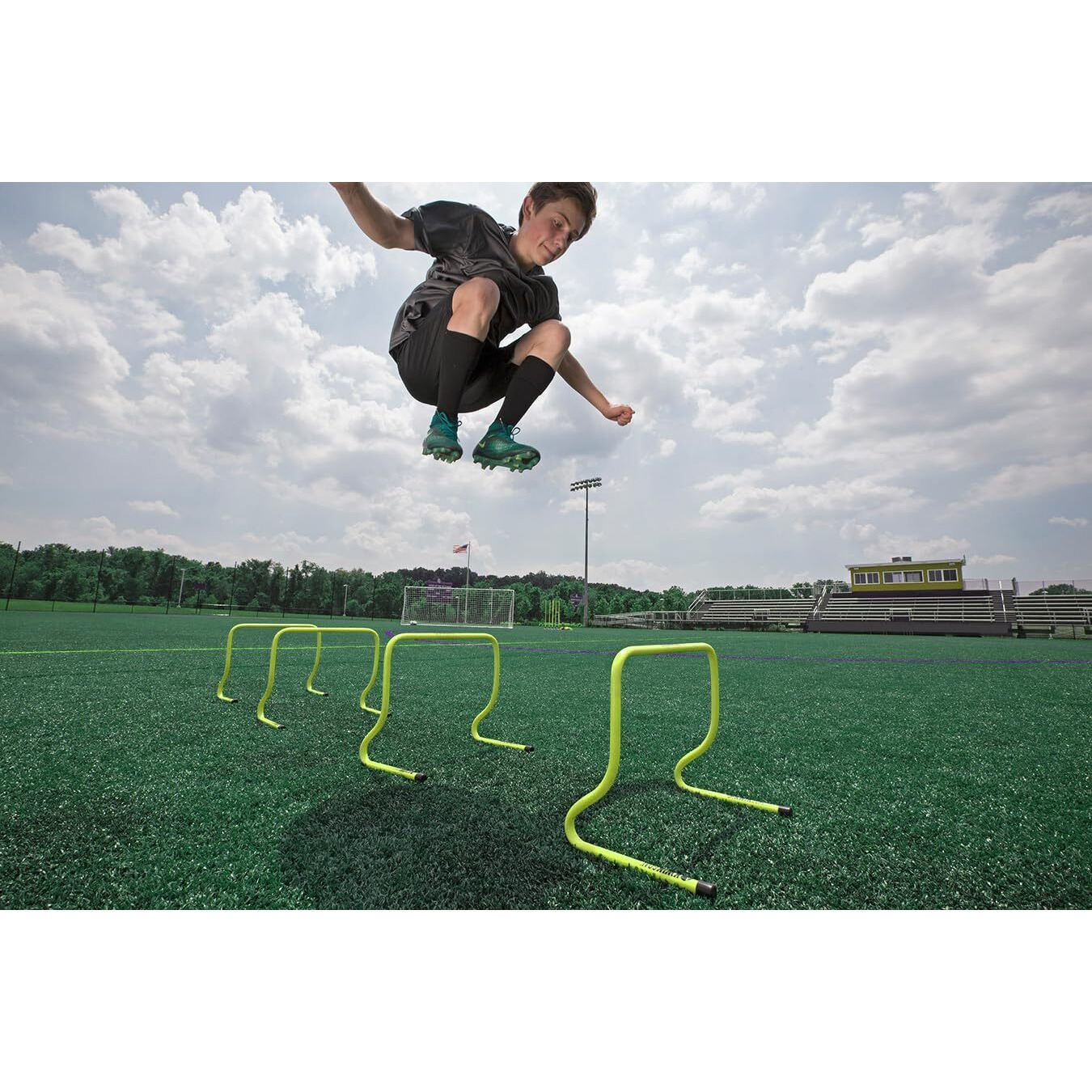 Fitfix Training Hurdles for Field Training and Speed Coordination  Hurdles for Kids Occupational Therapy 6,9,12, 15 Inch Agility Hurdles (15.0 Inches, Qty 10 Pcs)