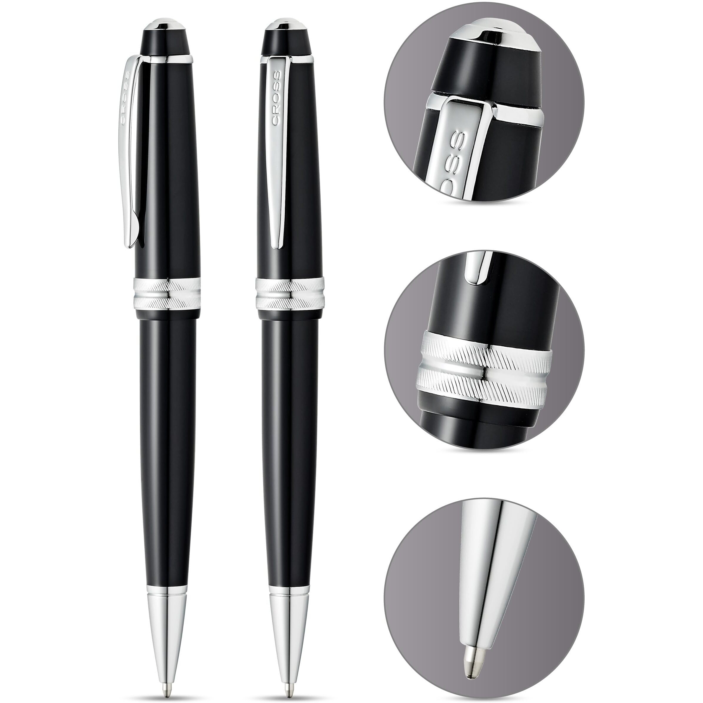 Cross Bailey Light Glossy Black Resin Ballpoint Pen