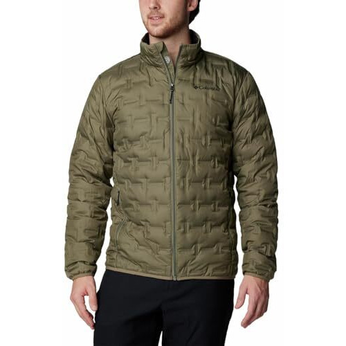 Columbia Mens Delta Ridge II Down Jacket, Stone Green, L