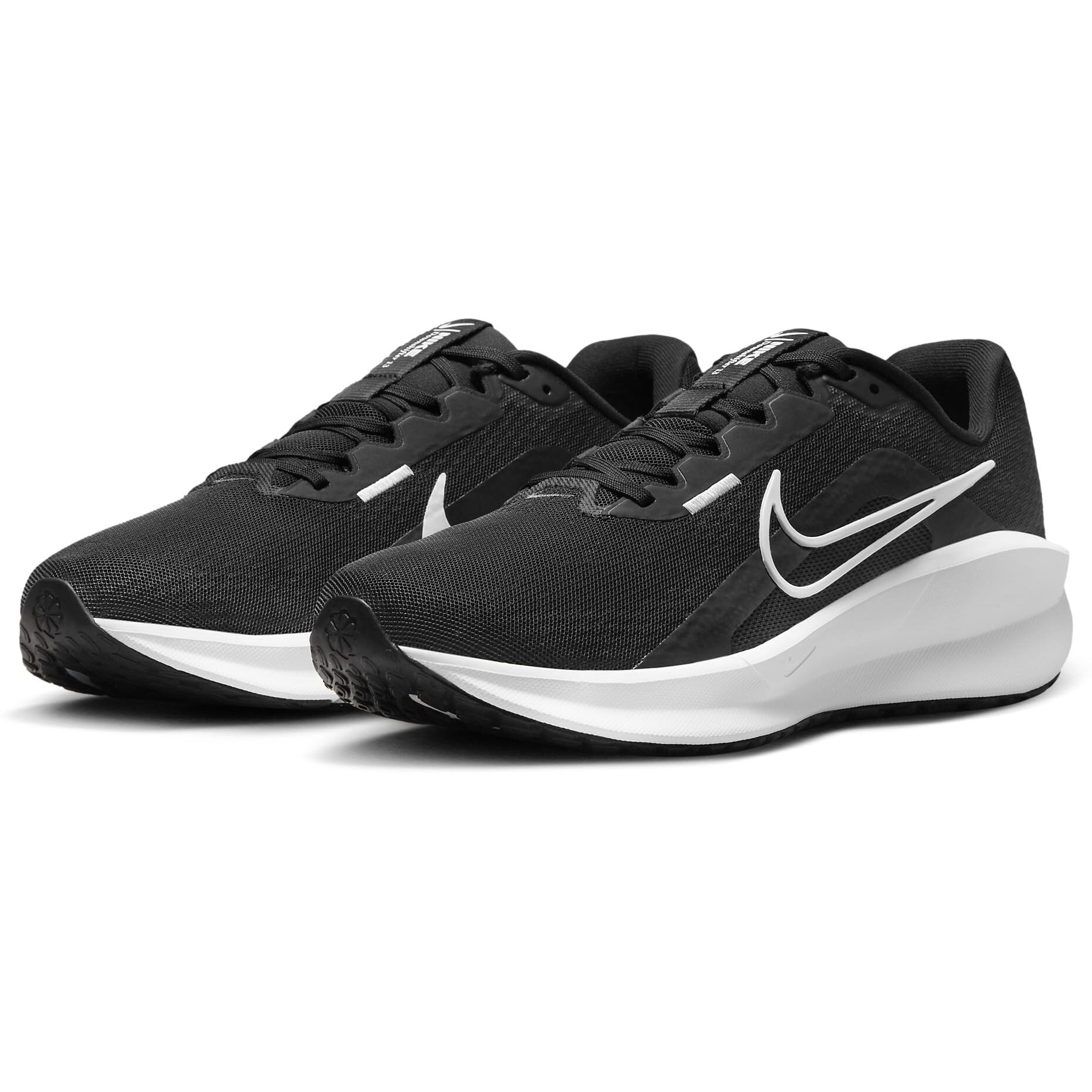 NIKE Mens Downshifter Running Shoes 13-Black/White-Dk Smoke Grey-Fd6454-001-8Uk