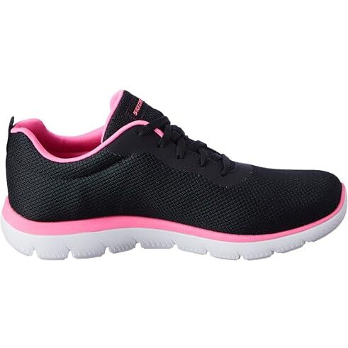 Skechers Womens Summits - 896219ID Black/HOT Pink Casual Shoe - 4 UK (7 US) (896219ID-BKHP)