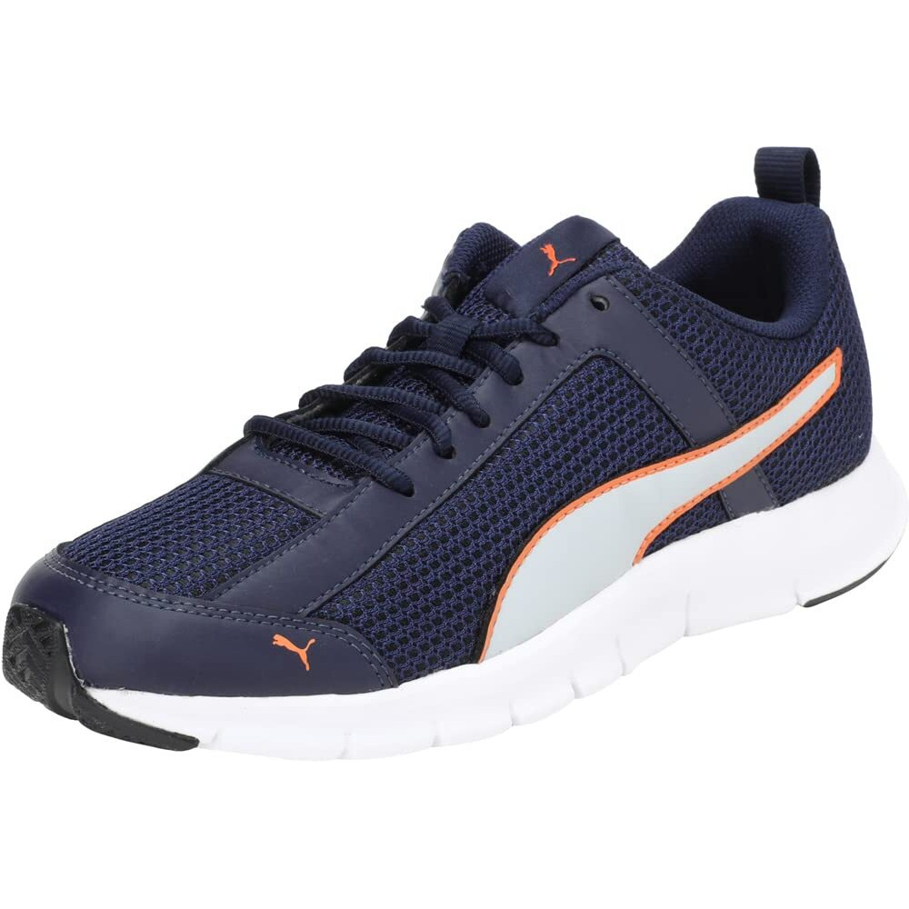 Puma mens Rapid Runner Peacoat-High Rise-Jaffa Orange Running Shoe - 10 UK (37115904)