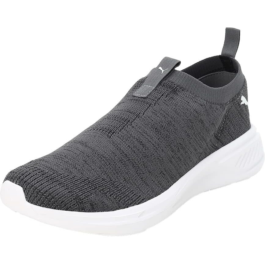 Puma Mens Scorch Mark Slip On Black-White-Cool Dark Gray Running Shoe - 10UK (37998701)