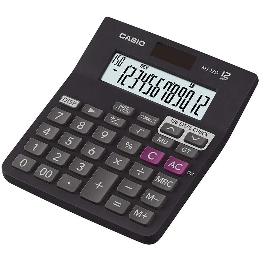Casio MJ-12D 150 Steps Check and Correct Desktop Calculator