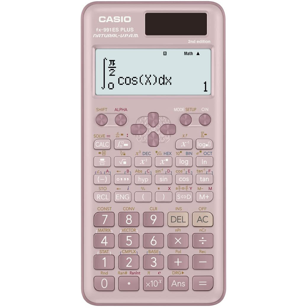 Casio FX-991ES Plus Pink 2nd Gen Non-Programmable Scientific Calculator