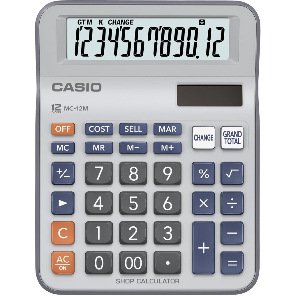 Casio MC-12M Shop Calculator