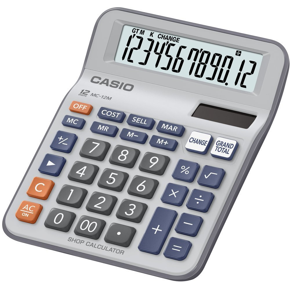 Casio MC-12M Shop Calculator