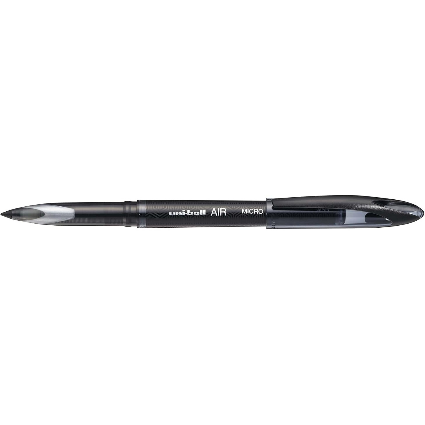 UNI-BALL Air UBA188M 0.5mm Roller Ball Pen | Waterproof Bold Ink | Water & Fade Resistant | Long Lasting Smudge Free Ink | School and Office stationery | Black Ink, Pack of 3