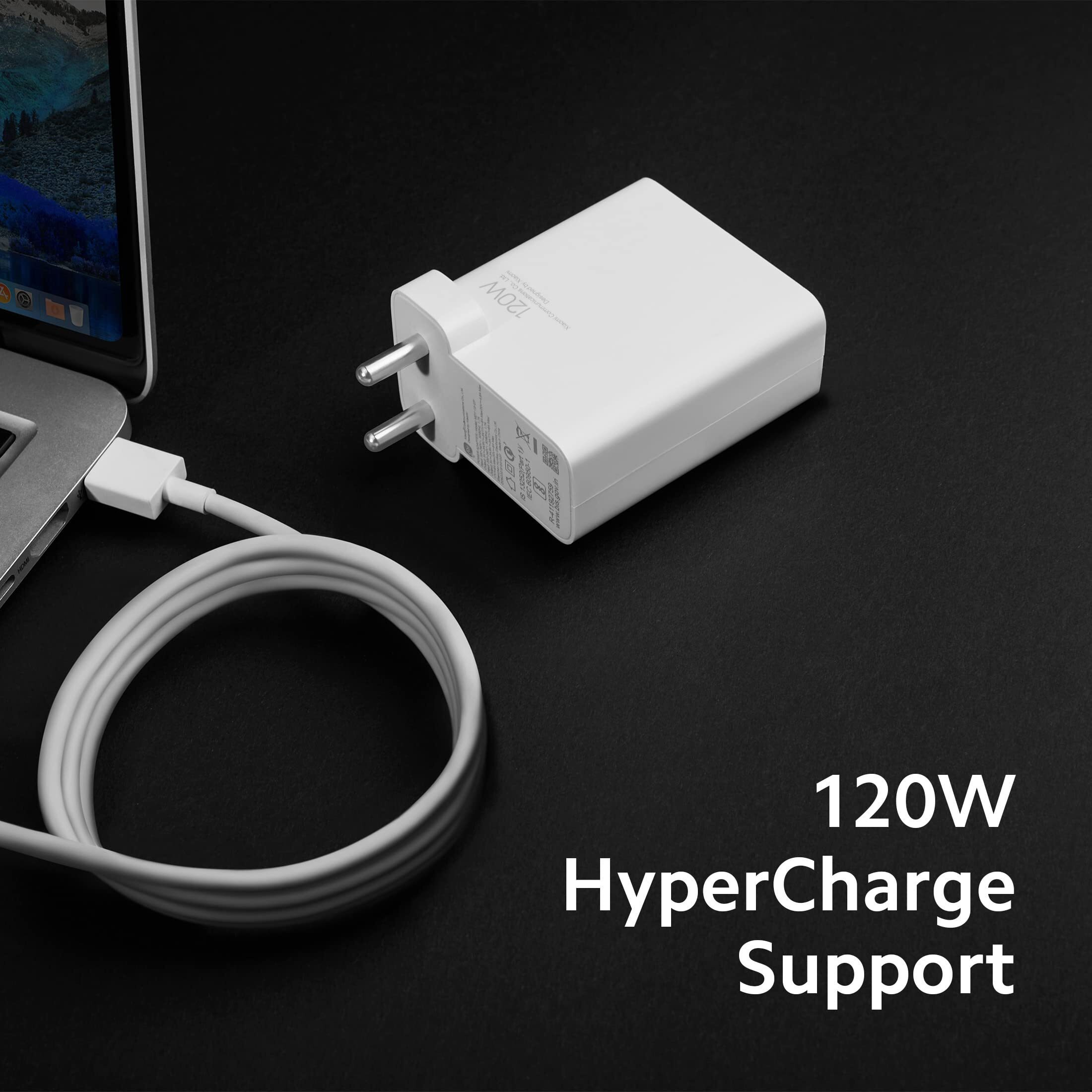 MI Xiaomi Hypercharge type C 100 cm Cable|Supports 120W, 67W fast charging|6Amp speed|Compatible for all smartphones,tablets, laptops|Supports all brands mobiles with fast charging capability