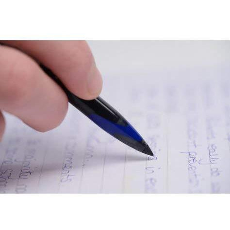 uni-ball Air UBA188M 0.5mm Roller Ball Pen | Waterproof Bold Ink | Water & Fade Resistant | Long Lasting Smudge Free Ink | School and Office stationery | Blue Ink, Pack of 4