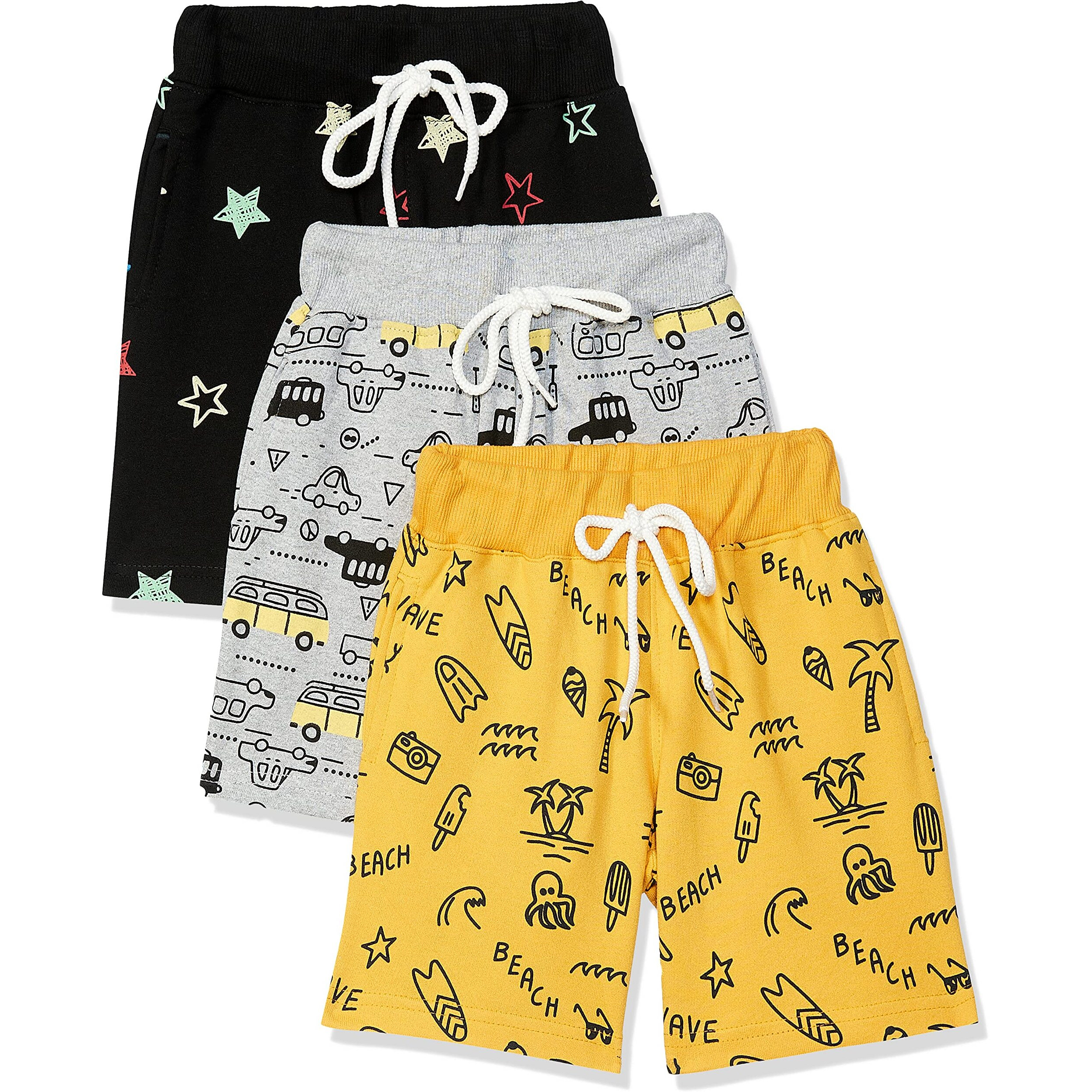 T2F Boy's Boxer (BYS-Shorts-S9_Multicolor_13-14 Years)