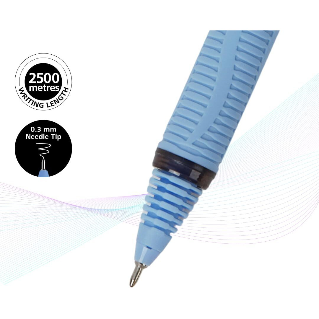 Luxor Schneider, One Hybrid Roller Ball Pen - Black, 0.3mm, 2500 mtrs writing length, Waterproof Ink, Consistent ink flow, Ideal for Professionals & Office essential