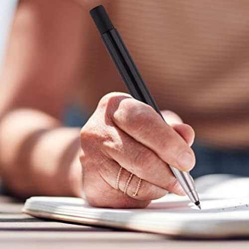 Parker Vector Standard Gold Trim Roller Ball Pen| Black Body Color | Ink Color - Blue | Novel Gifts For Professionals | Premium Pens For Personal & Professional Use