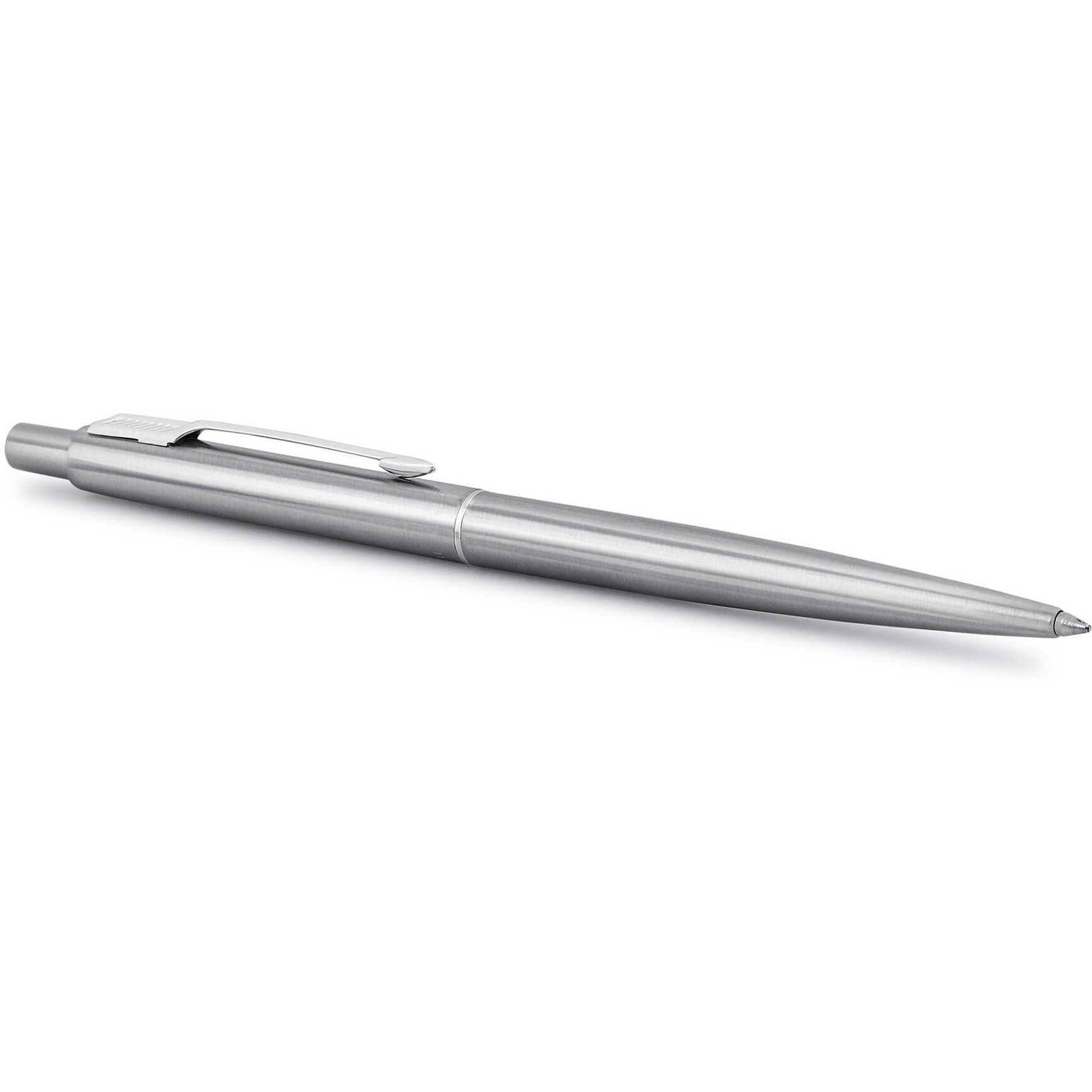 Parker Classic Stainless Steel Chrome Trim Ball Pen| Ink Color - Blue | Gift For Employees | Unique Gifts For Entrepreneurs