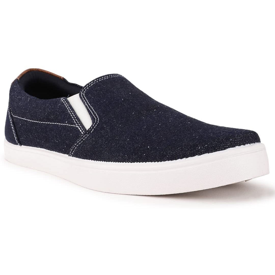 Bata Men's Denim Sneakers (8596385_Black_9 UK)